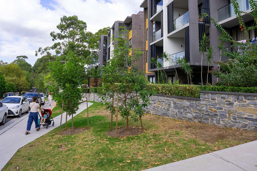 Transport Oriented Development, Gordon Station, Gordon NSW. Credit: NSW Department of Planning Housing and Infrastructure / Joshua Tredinnick