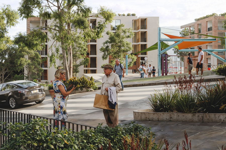 Artist impression of the proposed Cherrybrook Precinct Neighbourhood 4 park.